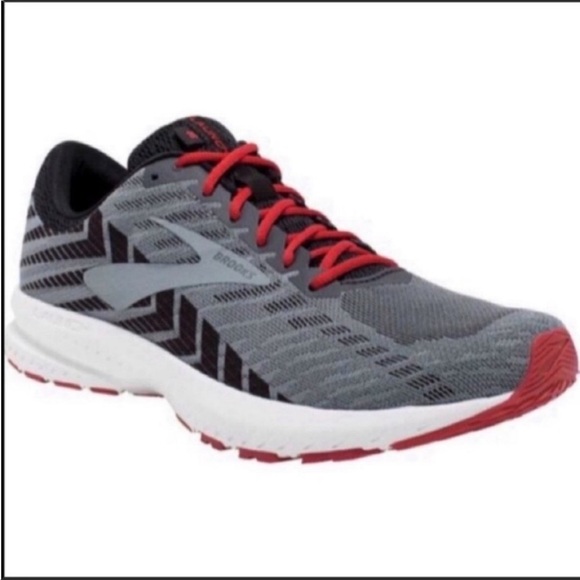 Brooks Launch 6 Running Sneaker Padded Footed Lace Up Round Toe Men’s Shoes NWT - Picture 1 of 5